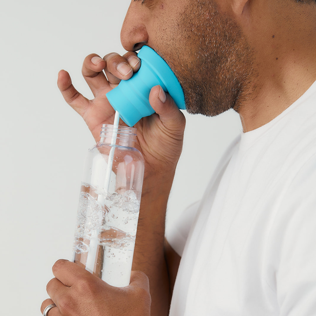 Voice Straw H2O in bottle of water