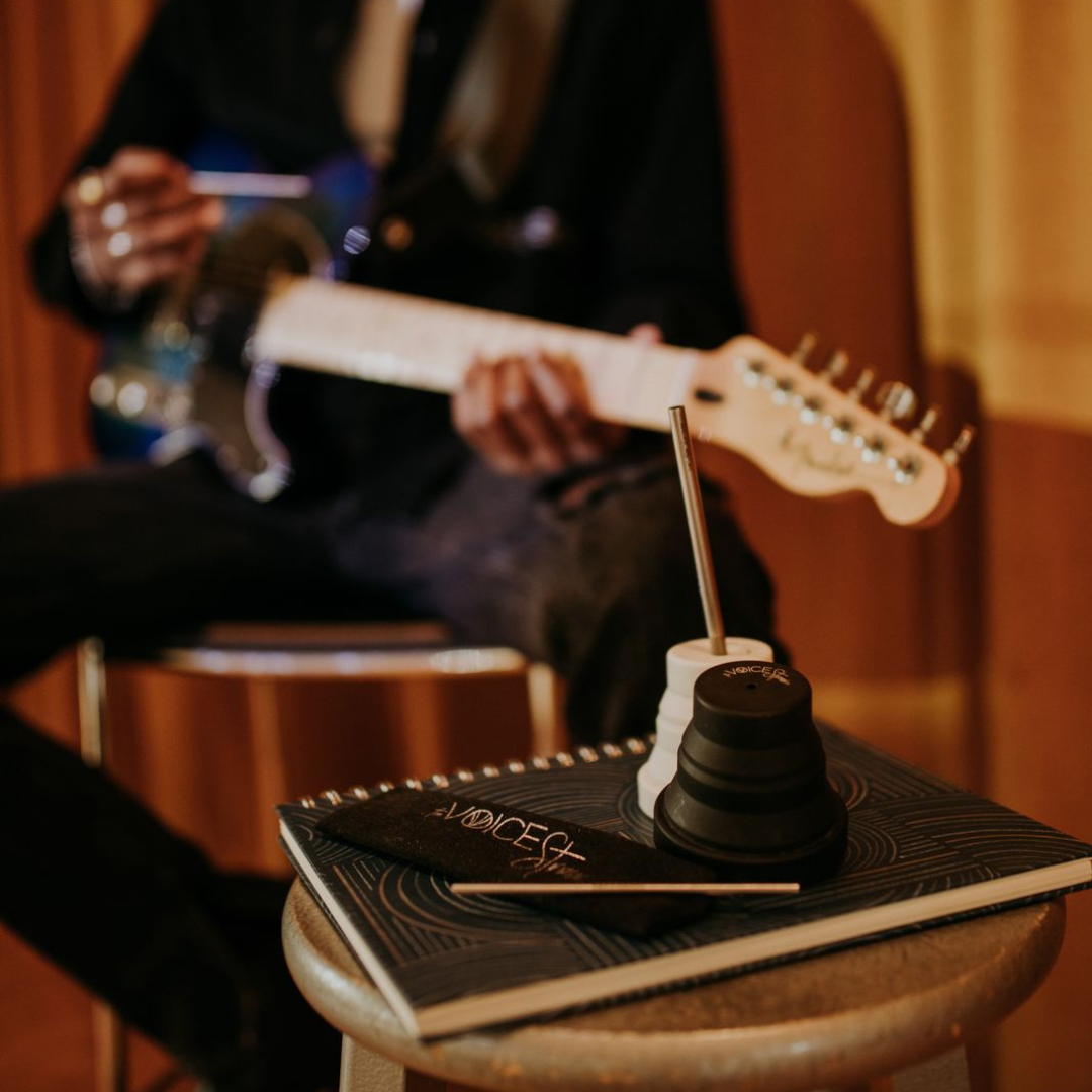 Voice Cups and Guitar