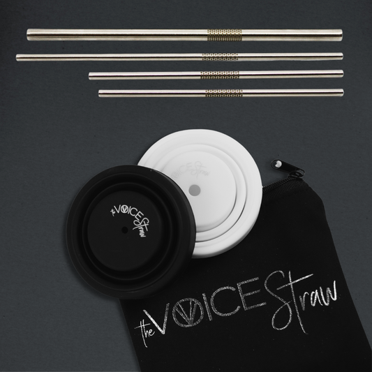 The Voice Straw and Cup Combo Kit unpacked