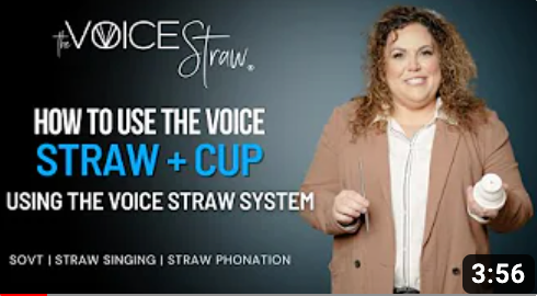 how to use the voice straw and cup